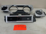 11 FORD MUSTANG 5.0 GT OEM SILVER ALUMINUM LOOK DASH TRIM HEATER AC VENTS