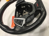 16-21 CHEVROLET CAMARO SS RS ZL1 BLACK LEATHER STEERING WHEEL AUTOMATIC 84449662