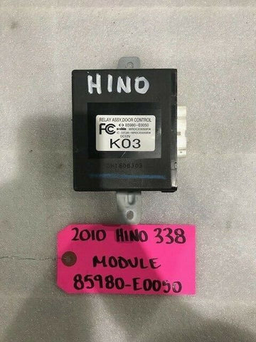 10 HINO 338 J08E DOOR CONTROL RELAY ASSEMBLY MODULE 85980-E0050