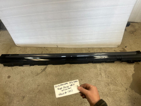 14-17 MERCEDES BENZ AMG S63 S65 S550 W222 OEM RIGHT ROCKER SILL CARBON