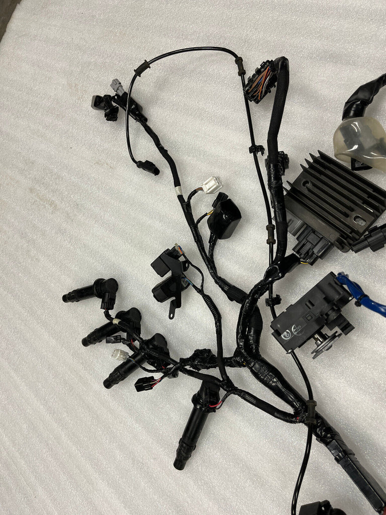 16-20 KAWASAKI NINJA ZX10R OEM COMPLETE WIRING HARNESS ECU CDI