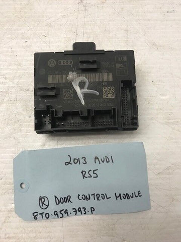 13 14 15 16 AUDI RS5 S5  RIGHT FRONT DOOR CONTROL MODULE COMPUTER 8T0959793P