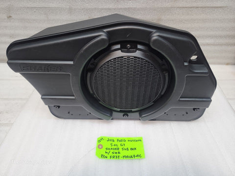 2016 FORD MUSTANG GT COUPE OEM SHAKER SUBWOOFER SPEAKER BOX FR3T-19A067-AC 15-17