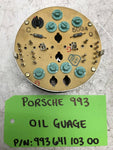 95-98 Porsche 993 911 VDO OIL PRESSURE TEMPERATURE IDIOT LIGHT GAUGE 99364110300