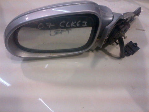 07 Mercedes AMG CLK63 CLK 63 left front drivers side view mirror silver 209